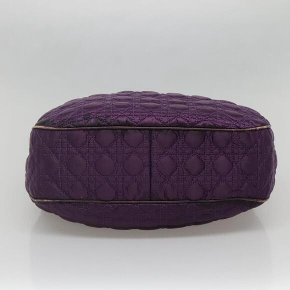 DIOR Canage Tote Bag Nylon Purple Silver - Picture 9 of 12